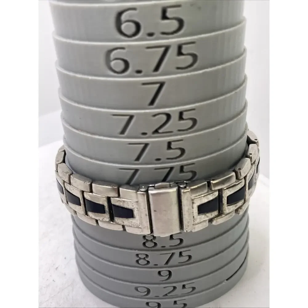 Fondini Mens Silver Watch New Battery